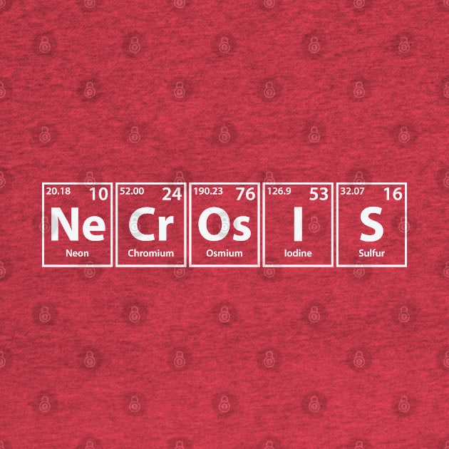 Necrosis (Ne-Cr-Os-I-S) Periodic Elements Spelling by cerebrands